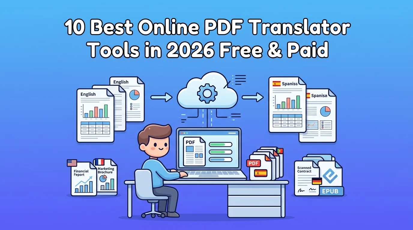 10 Best Online PDF Translator Tools in 2026 (Free & Paid) | VideoCompress