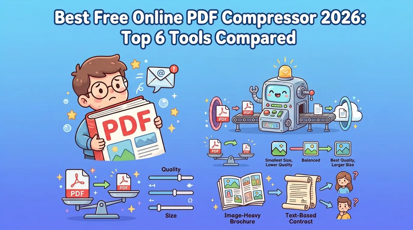 Best Free Online PDF Compressor 2026: Top 6 Tools Compared | VideoCompress