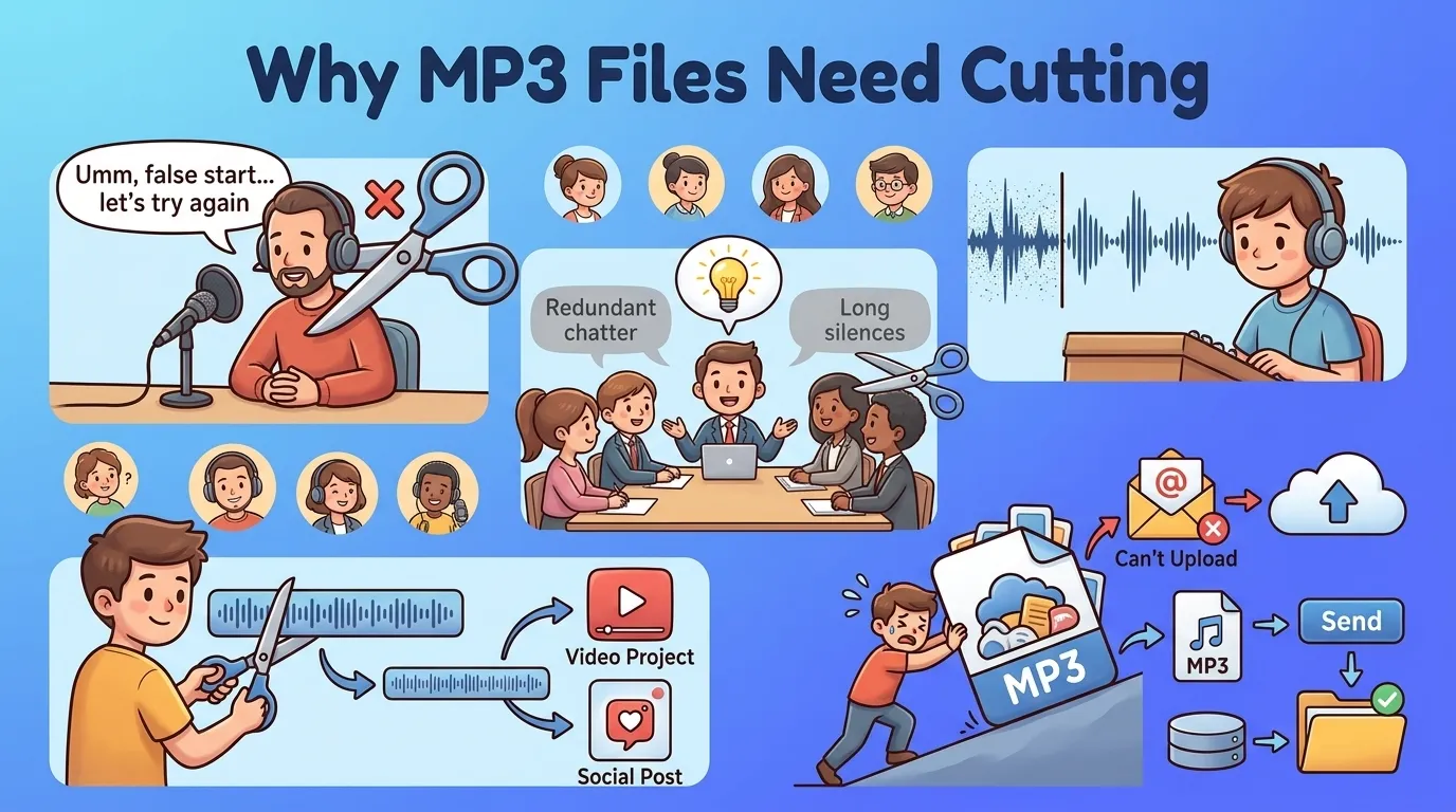 How to Cut an MP3 Audio File Quickly and Easily | VideoCompress